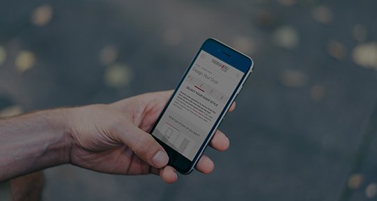 Therma-Tru Design Your Door tool on a phone