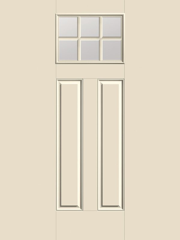 Craftsman fiberglass front entry door