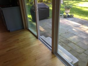 9 Foot Patio Door Installation in New England